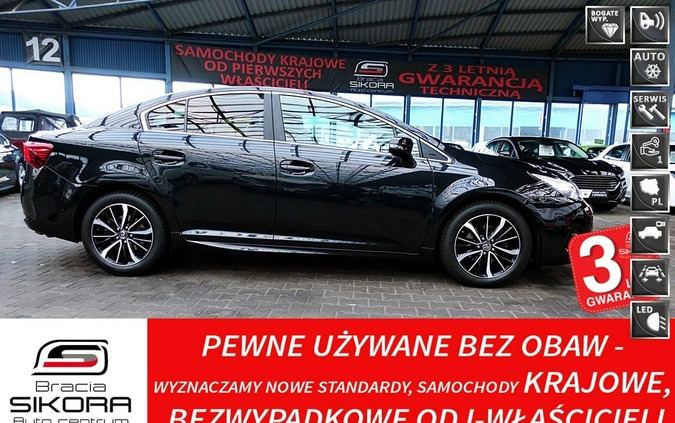 toyota avensis śląskie Toyota Avensis cena 86900 przebieg: 114000, rok produkcji 2019 z Osieczna